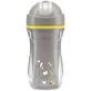 Gobelet Chicco Sport - Gobelet isotherme avec paille anti-fuites, à partir de 14 mois, gris, 266 ml