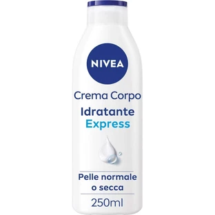 Nivea 72-Stunden-Express-Feuchtigkeitscreme – Creme für normale und trockene Haut, 250 ml