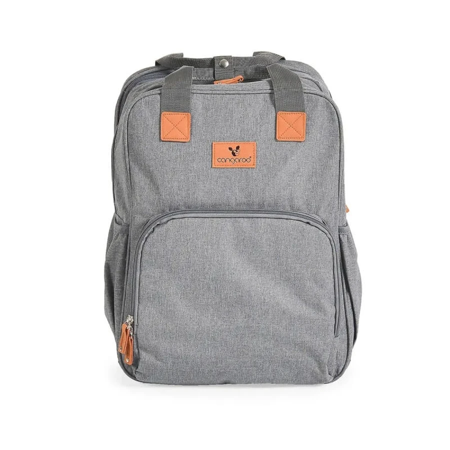 Cangaroo Liana – 2-in-1-Rucksack/Tasche mit Wickelauflage und tragbarem Babybett, grau