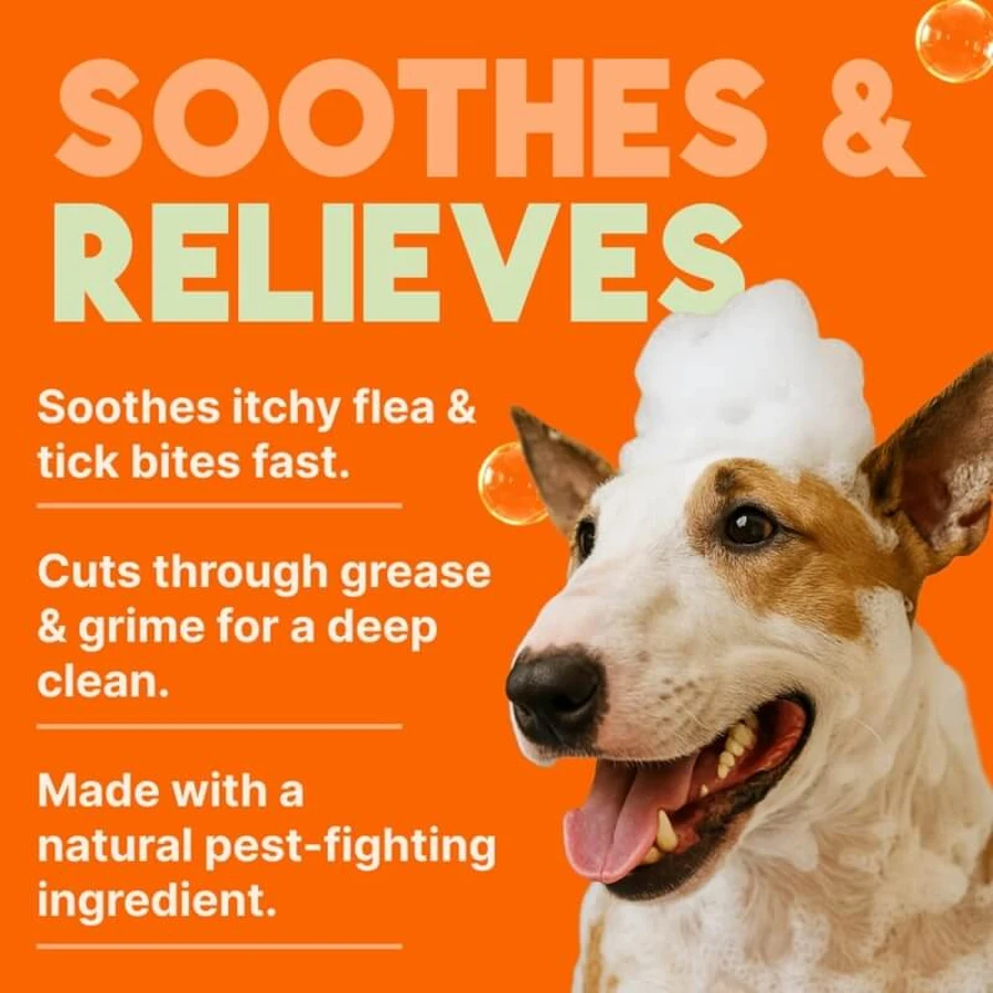 Tropiclean Opti-neem - Soothing Anti-Flea and Tick Shampoo for Dogs, 592 ml