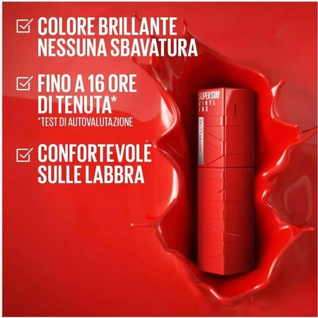 Maybelline Super Stay Vinyl Ink – ruj lichid nr. 100 Charmed