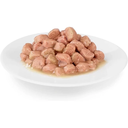 Natural Trainer Adult Tonijn en Rundvlees Bites Multipack - Volledig voer voor volwassen katten, 12 zakjes à 85 g
