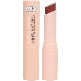 Pintalabios Astra Pure Beauty - Pintalabios cremoso semimate n.º 01 Mahogany