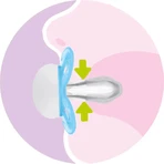 Mam Start nano - 2 fopspenen met siliconen speentjes, 0–2 maanden, roze