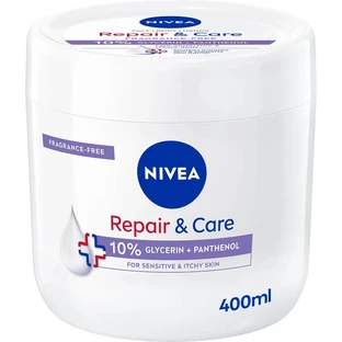 Nivea Repair &amp; Care - Crema corporal para piel sensible, 400 ml