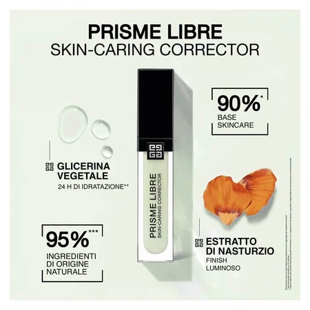 Givenchy Prisme Libre Hautpflegender Concealer – Vielseitiger Concealer – Grün