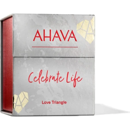 Ahava "Celebrate Life Love Triangle" cadeauset – Hydraterende en voedende lichaamsverzorging