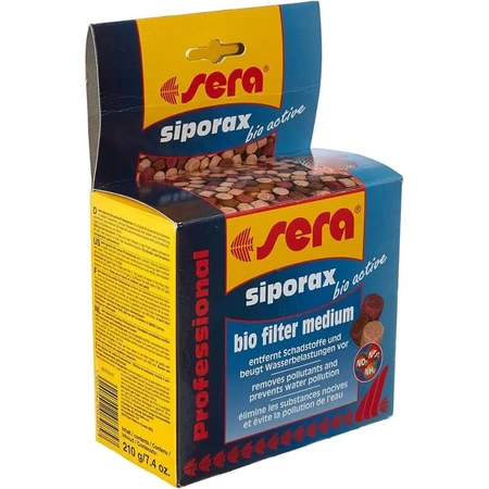 Sera Siporax Bio Active - Aquarium Filter Media, 210 g