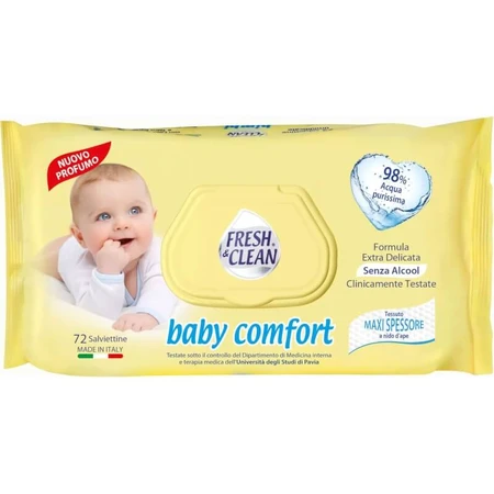 Fresh &amp; Clean para niños - 72 toallitas húmedas