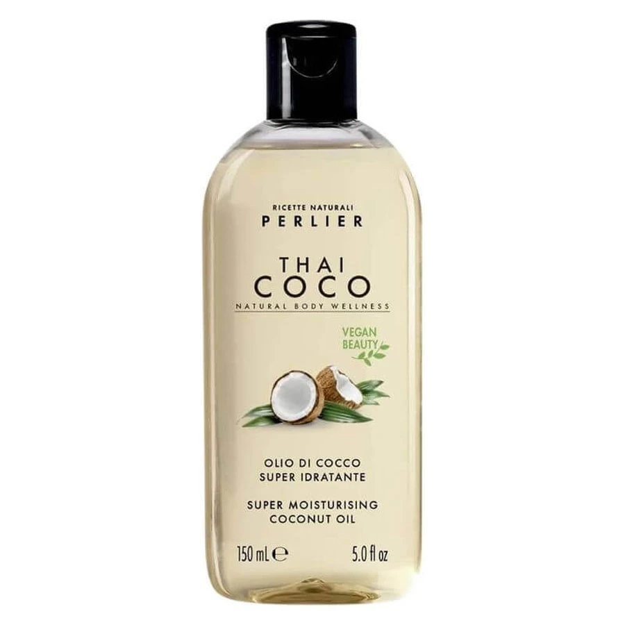 Perlier Thai Coco - Huile de coco ultra-hydratante, 150 ml