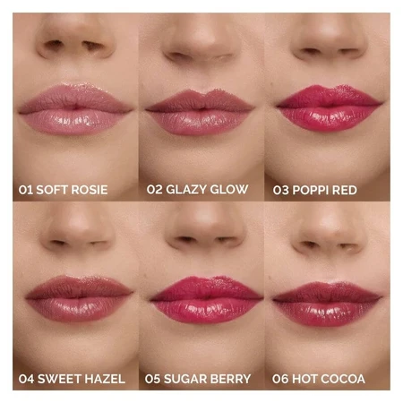 Veralab Overskin click’n kiss – ruj luminos cu efect de balsam, nr. 06 hot cocoa