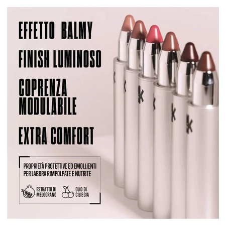 Veralab Overskin click’n kiss – ruj luminos cu efect de balsam, nr. 06 hot cocoa