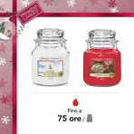 Coffret de bougies parfumées Yankee Candle, format moyen - Snow Globe Wonderland + Peppermint Pinwheels