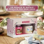 Coffret de bougies parfumées Yankee Candle, format moyen - Snow Globe Wonderland + Peppermint Pinwheels
