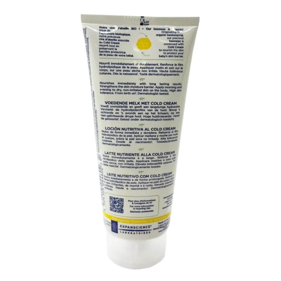 Mustela Pflegende Cold-Cream-Lotion – Für trockene und empfindliche Haut, 200 ml