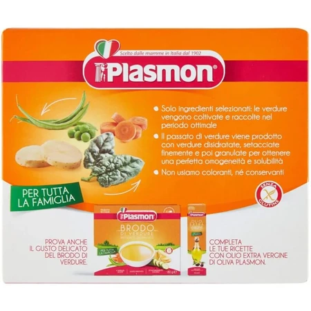 Plasmon groentepuree in zakjes (gedroogde groenten) 80 g, 1 stuk