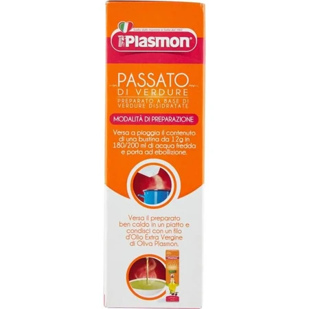 Plasmon groentepuree in zakjes (gedroogde groenten) 80 g, 1 stuk