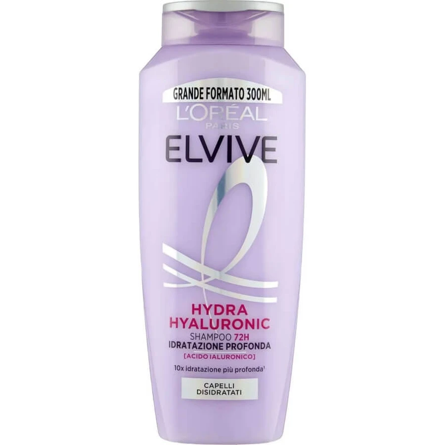 Elvive Hydra Hyaluronic - Moisturizing Shampoo with Hyaluronic Acid, 300 ml
