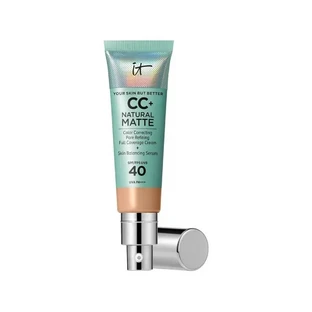 It Cosmetics CC+ Cream Natural Matte Foundation SPF 40 - Full-Coverage Foundation - Neutral Medium