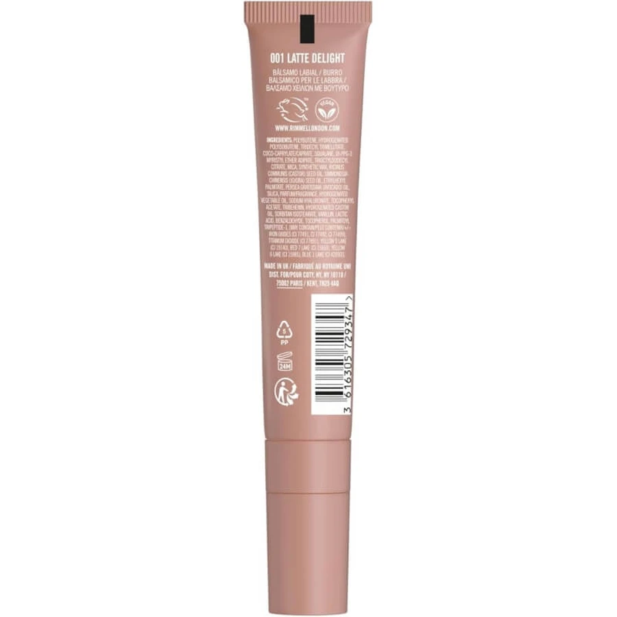 Rimmel Oh My Gloss Butter Me Up - Baume à lèvres hydratant n° 01 Milk Delight