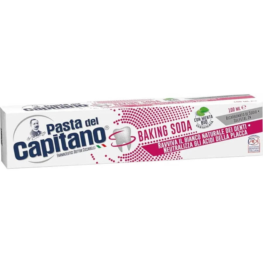 Captain's Zahnpasta mit Backpulver – 100 ml