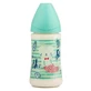 Biberón de cuello ancho Suavinex con tetina anatómica de silicona, de 0 a 6 meses, verde, 270 ml