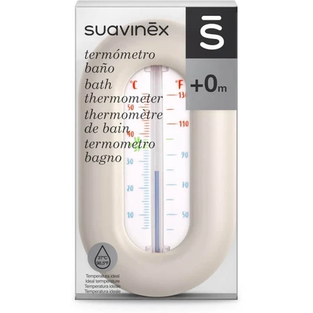 Suavinex wild&amp;free – Baby-Badethermometer – beige