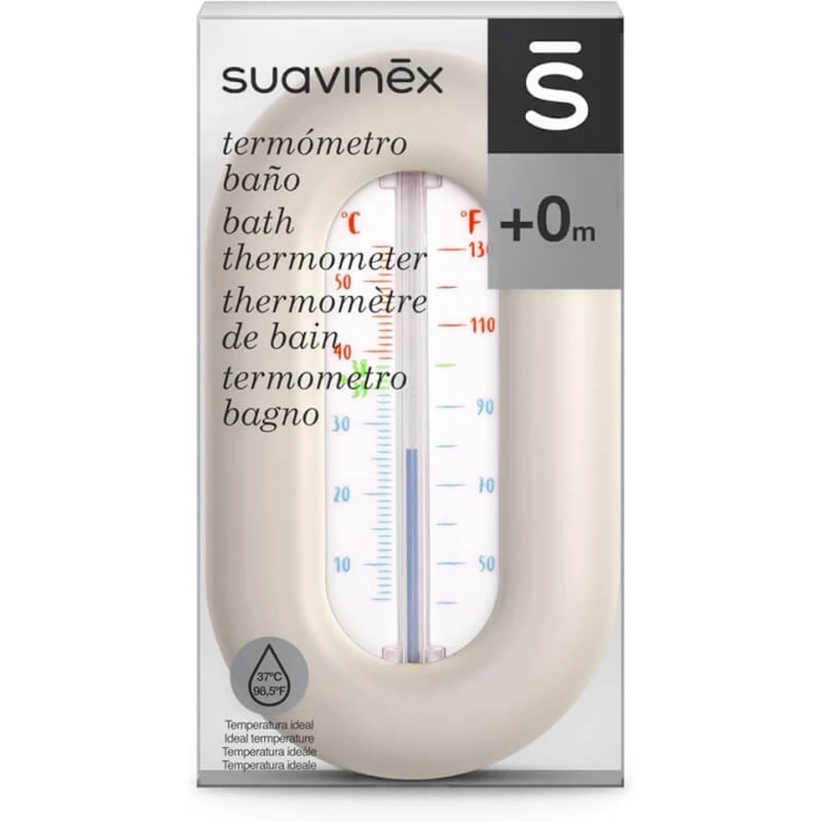 Suavinex wild&amp;free – Baby-Badethermometer – beige