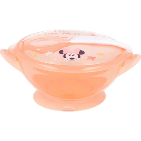 Disney Baby Minnie - Bowl with Suction Cup, Lid, and Spoon