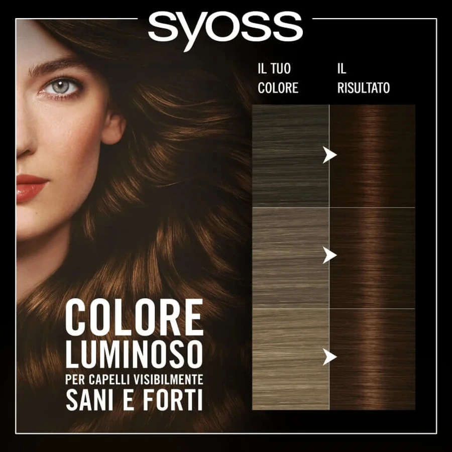 Syoss Oleo Intense - Coloration permanente n° 4-18, brun moka