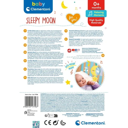 Clementoni Sleepy Moon - Moon-Shaped Music Box 0m+