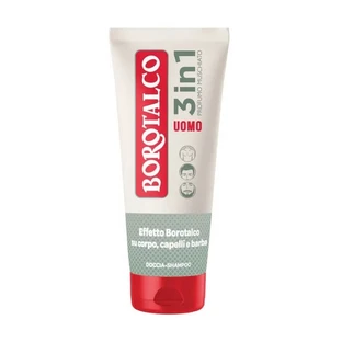 Borotalco for Men - 3-in-1 Shower Shampoo, Musk Scent, 200 ml