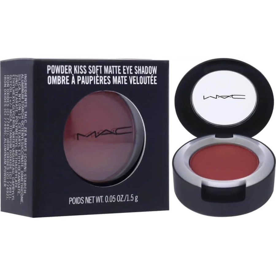 Mac Powder Kiss Soft Matte Eyeshadow - Oogschaduw in compactvorm - Devoted to Chili