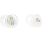 Tommee Tippee Closer to Nature - 2 tétines de nuit en silicone, 6 à 18 mois - Couleurs assorties