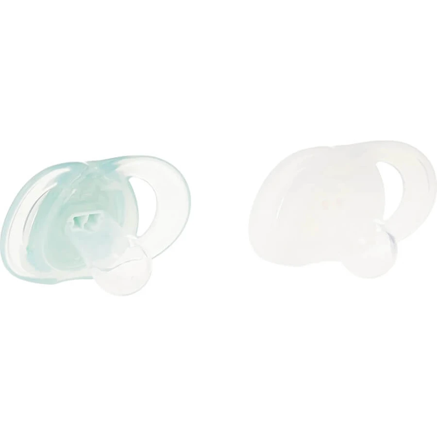 Tommee Tippee Closer to Nature - 2 Silicone Nighttime Pacifiers, 6–18 Months - Assorted Colors