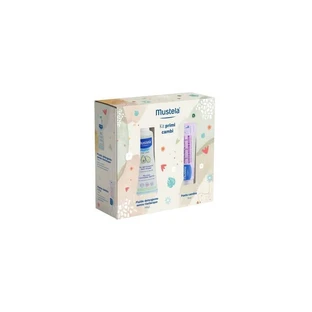 Set organizador de pañales Mustela: líquido limpiador, crema para el cambio de pañales 1 2 3 y organizador de pañales