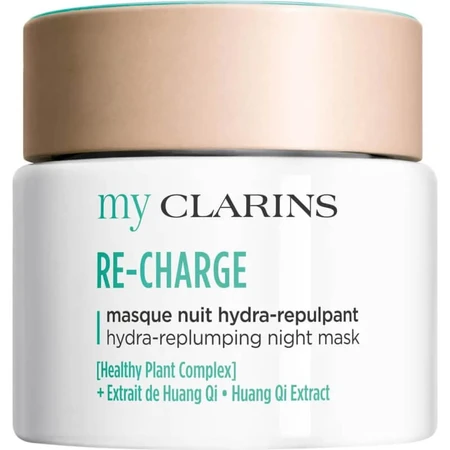 Clarins My Clarins Re-Charge – Aufpolsternde und feuchtigkeitsspendende Nachtmaske, 50 ml