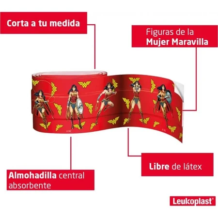 Leukoplast Kids Hero Edition op maat te knippen pleister voor kinderen - 1 meter x 6 cm