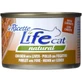 Life Petcare Life Cat Natural – pui cu ficat și morcovi – hrană completă pentru pisici, 150 g