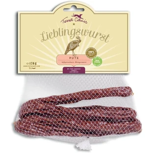 Saucisses à la dinde Terra Canis - Friandises pour chiens 170 g