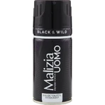 Malizia Black &amp; Wild - Deodorant in sprayvorm voor mannen, 150 ml