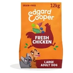 Edgard & Cooper Chicken Kibble - Complete Food for Adult Large-Breed Dogs, 12 kg