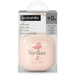 Suavinex Birdies – Rosa Schnulleretui für 2 Schnuller