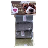 Dealo 80 Dog Waste Bags, 30×20 cm