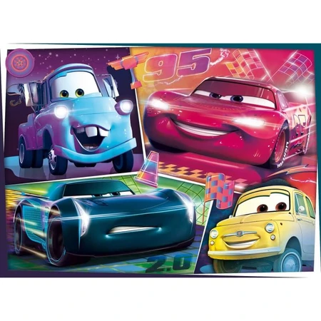 Maxipuzzle «Cars 3 Challenge» de Lisciani, de doble cara, 60 piezas