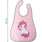 Kiokids Waterproof Bib - Pink Unicorn