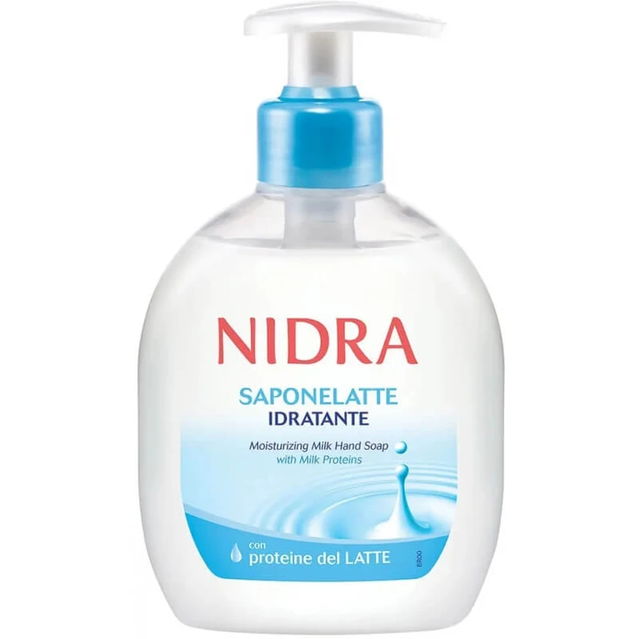 Jabón hidratante Nidra con proteínas de leche, 300 ml