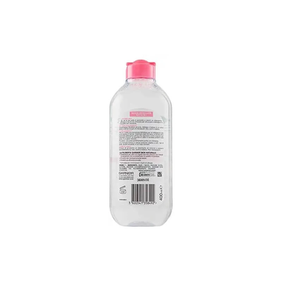Garnier Mizellenwasser zur Gesichtsreinigung für empfindliche Haut, 400 ml