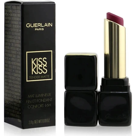 Guerlain KissKiss Tender Matte - Luminous Matte Lipstick No. 880 Caress Plum