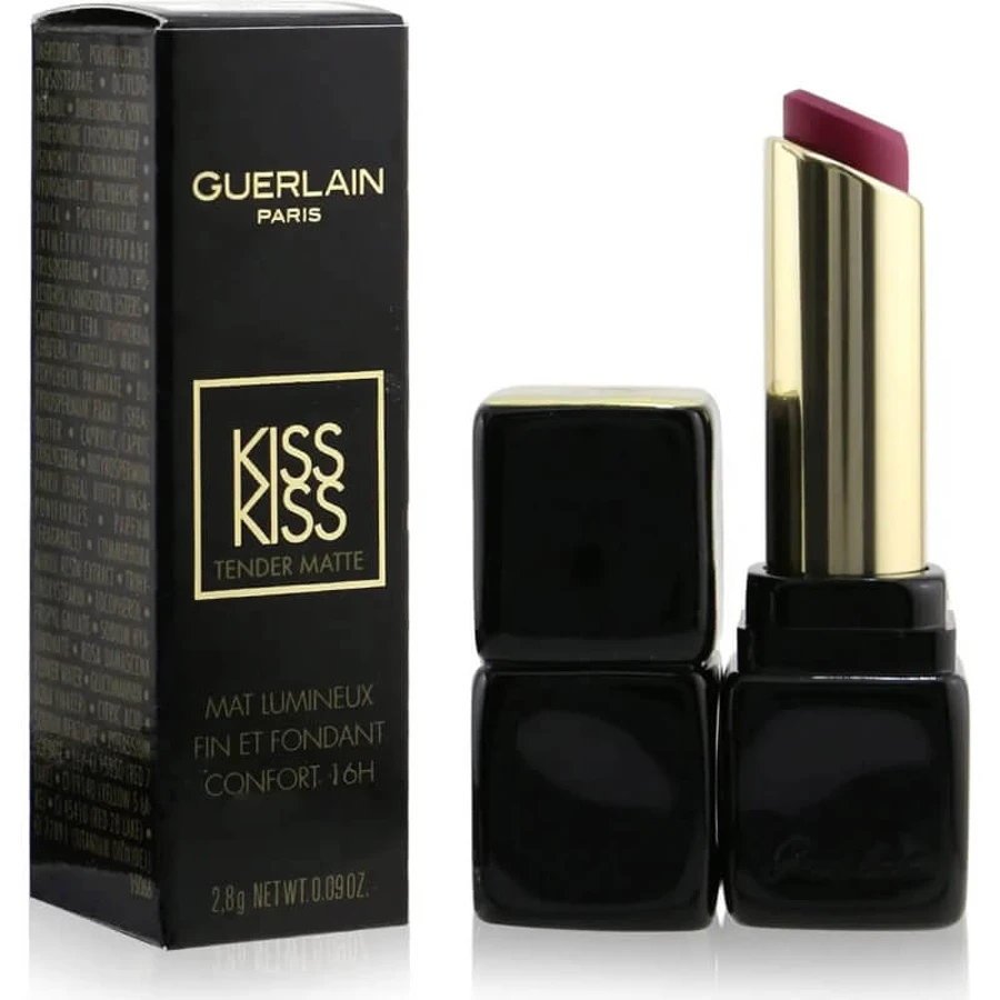 Guerlain KissKiss Tender Matte - Luminous Matte Lipstick No. 880 Caress Plum